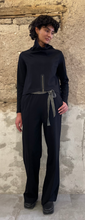 Lade das Bild in den Galerie-Viewer, Marlenehose mit Gummibund aus schwerem Jersey