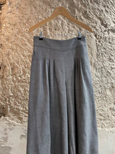 Lade das Bild in den Galerie-Viewer, Weite Hose Schwarz/Weiß in Bio Baumwolle