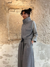 Lade das Bild in den Galerie-Viewer, Kurzjacke Schwarz/Weiss mit Reißverschluss in Bio Baumwolle