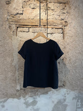 Lade das Bild in den Galerie-Viewer, Oberteil Crinkle kastig geschnitten, offwhite