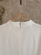 Lade das Bild in den Galerie-Viewer, Hemd Bluse mit Stehkragen aus Biobaumwolle

